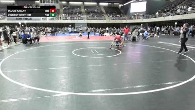 145 lbs Semifinal - Jacob Kallay, Taneytown vs Vincent Grether, Pennsville Township