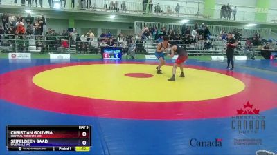 60kg Cons. Round 1 - Christian Gouveia, Central Toronto WC vs Seifeldeen Saad, Riverdale WC