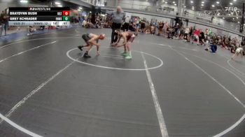 68 lbs Round 3 (4 Team) - Grey Schrader, RedNose WS vs Braydynn Bush, Upstate Uprising 2.0