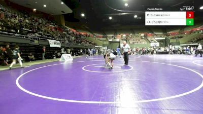 107 lbs Consolation - Cienna Gutierrez, Bakersfield vs Abigail Trujillo, Frontier