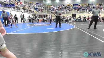 49 lbs Consi Of 16 #2 - Wriglee Ward, Grover Rains Wrestling Club vs Beckham Sager, Cowboy Wrestling Club