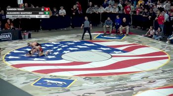 Cons. Round 2 - Camden Tebay, Dell Rapids vs Alejandro Martinez, Douglas/Rapid City Christian