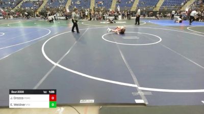 88 lbs Quarterfinal - Josiah Orozco, Pomona Elite vs Easton Weidner, 2tg