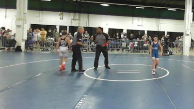 85 lbs Round Of 64 - William Kershisnik, WV vs Georgie Dipsey, NJ