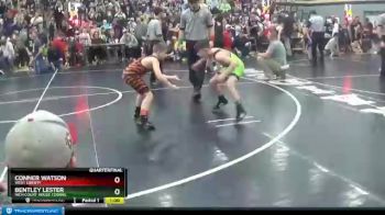 83 lbs Quarterfinal - Bentley Lester, WCH Court House Cobras vs Conner Watson, West Liberty