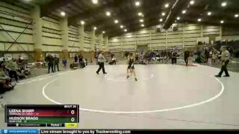 78 lbs Placement (16 Team) - Hudson Bragg, Bear Cave vs Leena Sharp, Warriors Of Christ