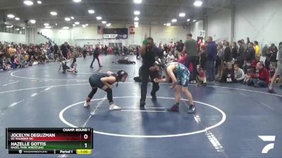 86 lbs Champ. Round 1 - Hazelle Gottis, Hazel Park Wrestling vs Jocelyn DeGuzman, Oc Thunder WC