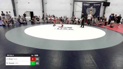 90 lbs Rr Rnd 4 - Zavier Olver, Mat Assassins K8 B vs Nathan Kasak, The Compound RTC