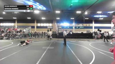 126 lbs Consi Of 64 #2 - Elijah Borrayo, Portland Mat Club vs Estevan Romero, Live Training