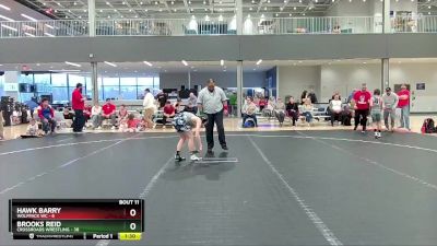 84 lbs Finals (8 Team) - Brooks Reid, Crossroads Wrestling vs Hawk Barry, Wolfpack WC