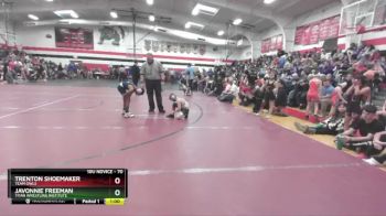 70 lbs Cons. Round 2 - Trenton Shoemaker, Team Owls vs Javonnie Freeman, Titan Wrestling Institute