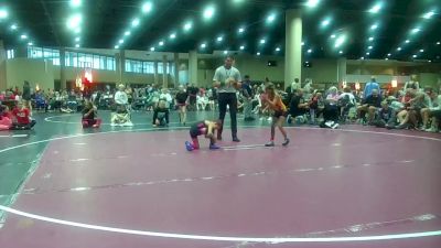 55 lbs Round 3 (4 Team) - Una Furgeson, TN AAU- Chaos vs Millie Kerth, BMM Rodeo