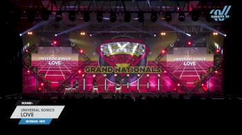 Universal Sonics - Love [2023 L1 Tiny] 2023 Spirit Sports Palm Springs Grand Nationals