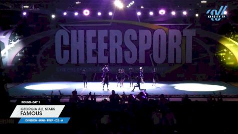Georgia All Stars - Famous [2025 L1.1 Mini - PREP - D2 - A Day 1] 2025 CHEERSPORT National All Star Cheerleading Championship