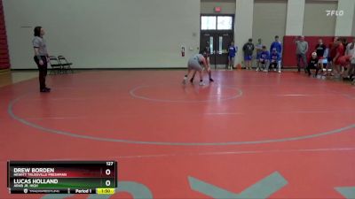 127 lbs Round 1 - Drew Borden, Hewitt Trussville Freshman vs Lucas Holland, Arab Jr. High