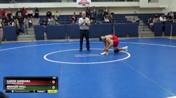 157 lbs 3rd Place Match - Bridger Hall, Providence (Mont.) vs Aaron Gandara, Southern Oregon