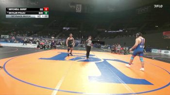 4A Boys 285 lbs 1st Place Match - Mitchell Quist, Hidden Valley Boys vs Skylar Folau, Marshfield Boys