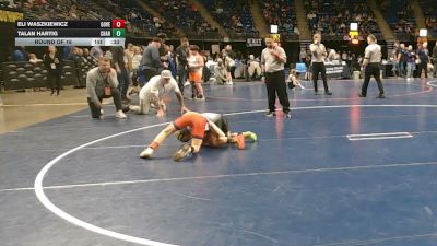 74 lbs Round Of 16 - Eli Waszkiewicz, Governor Mifflin vs Talan Hartig, Chartiers-Houston