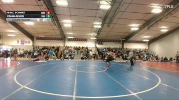 113 lbs Champ. Round 1 - Ethan Geiger, Laramie vs Isaac Schmidt, Chadron