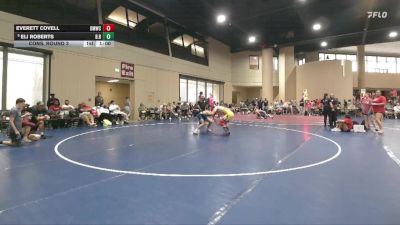 138 lbs Cons. Round 3 - Everett Covell, Brother Melchior Wrestling Clu vs Eli Roberts, B.R.A.W.L
