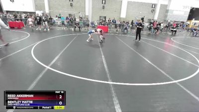 71 lbs 3rd Place Match - Reed Akkerman, Wisconsin vs Bentley Mattie, SHED Wrestling Club