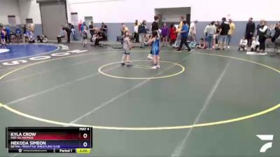 70 lbs Round 2 - Nekoda Simeon, Bethel Freestyle Wrestling Club vs Kyla Crow, Mat-Su Matmen