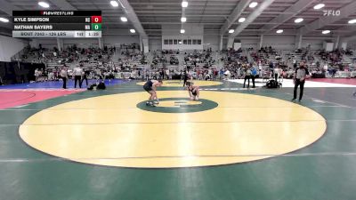 126 lbs Round Of 64 - Kyle Simpson, NC vs Nathan Sayers, MA