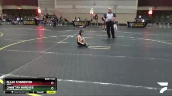 47 lbs Cons. Round 1 - Christian Nordyke, Region Wrestling Academy vs Blake Poindexter, Ares