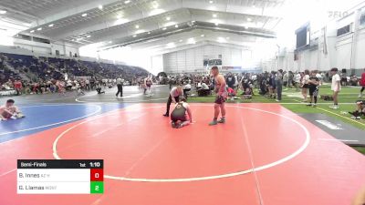 285 lbs Semifinal - Brock Innes, AZ Heat vs George Llamas, Montclair