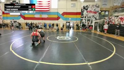 215 lbs Champ. Round 1 - Connor Lindsay, Central vs Jake Harmon, Sheridan