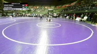 192 lbs Round Of 32 - Cesar Chavez, Foothill vs Taylor Hall, Righetti