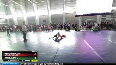 57 lbs Cons. Round 4 - Whyet Howlett, Delta Wrestling Club vs Asher Hood, Charger Wrestling Club