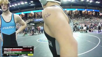 1A 126 lbs Champ. Round 1 - Benjamin Goyeneche, Natures Coast Tech vs Sebastian Degennaro, Jensen Beach