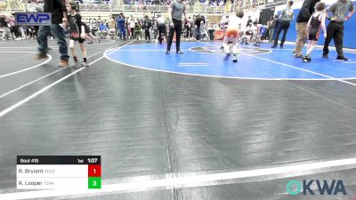 67 lbs Quarterfinal - Ryker Bryiant, Rough Riders vs River Looper, Tonkawa Takedown Club