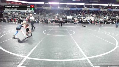 65 lbs Round Of 16 - Gunnar Ratcliff, Prime vs Beau Potucek, Cywc