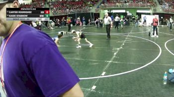 59 lbs Cons. Round 2 - Carter Rodriguez, Shelton Kids Wrestling vs Kaide Stabnow, Nebraska Elite Wrestling Club