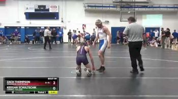 133 lbs Quarterfinal - Zach Thompson, Wisconsin-Platteville vs Keegan Schultschik, Cornell College