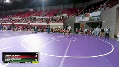 107 lbs Round 1 (16 Team) - Tammy Salazar, Amarillo Caprock vs Aniya Rodriguez, Amarillo