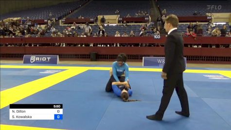 Natasha Dillon vs Sandra Kowalska 2024 Pan IBJJF Jiu-Jitsu No-Gi Championship