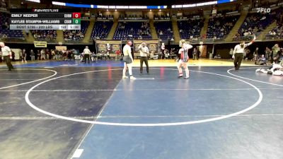 200 lbs Consy 5 - Emily Neeper, Curwensville vs Kaylee Stampin-Williams, Crawford Central