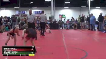 92 lbs Finals (2 Team) - Dylan Howell, Flemington vs Braiden Harris, Moser`s Mat Club