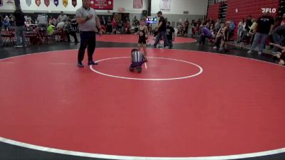 19 lbs Cons. Semi - Jamari Duffy, Burlington Junior Wrestling vs Ledger Guymon, Camp Point Central