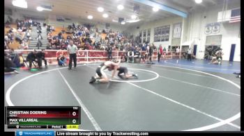 152 lbs Cons. Round 4 - Max Villareal, Servite vs Christian Doering, Hemet