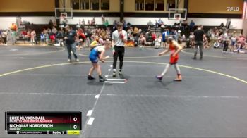 82 lbs Round 3 - Nicholas Nordstrom, Cane Bay vs Luke Kuykendall, Palmetto State Wrestling Acade