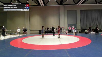 110 lbs Cons. Round 1 - Victor Mendoza, AL vs Carmani Williams, GA