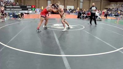 285 lbs Cons. Semi - Brysen Wessell, Jackson vs Grey Richardson, Buford