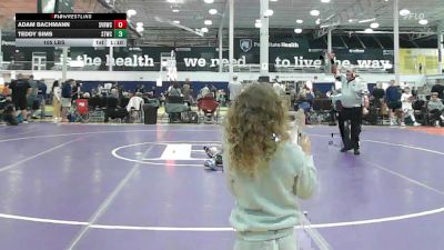 105 lbs Rr Rnd 1 - Adam Bachmann, Steel Valley Renegades - MS vs Teddy Sims, Shore Thing WC - MS