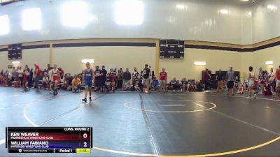 98 lbs Cons. Round 2 - Ken Weaver, Mooresville Wrestling Club vs William Fabiano, Mater Dei Wrestling Club