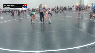 100 lbs Round 3 (10 Team) - Addyson Fanguy, TN Tyrants vs Tory Rice, Oklahoma Mafia