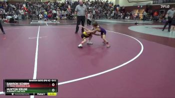 B-5 lbs 1st Place Match - Dawson Schirm, VS Viking Wrestling Club vs Huxton Kruse, Alburnett Mat Pack